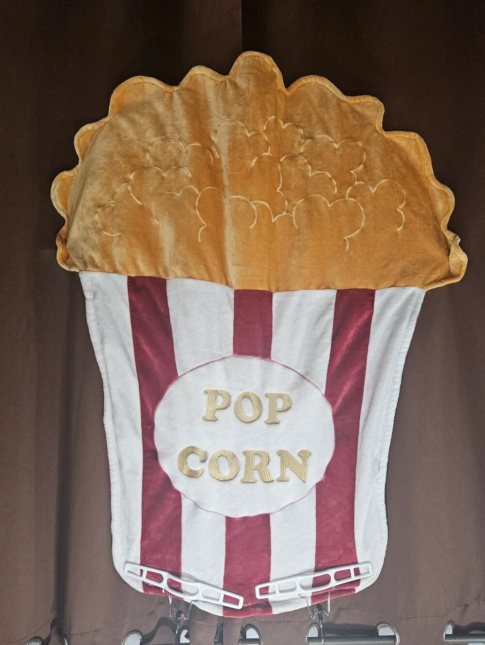 Cuddle Buddies Popcorn Bucket Plush Blanket
